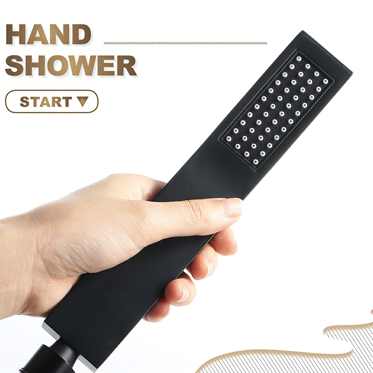 Robinet de douche en acier inoxydable, acier inoxydable