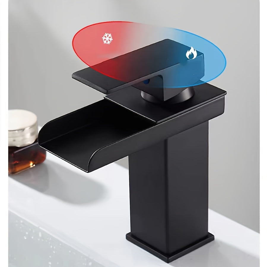 Robinet de lavabo cascade en acier inoxydable 304, raccord 1/2