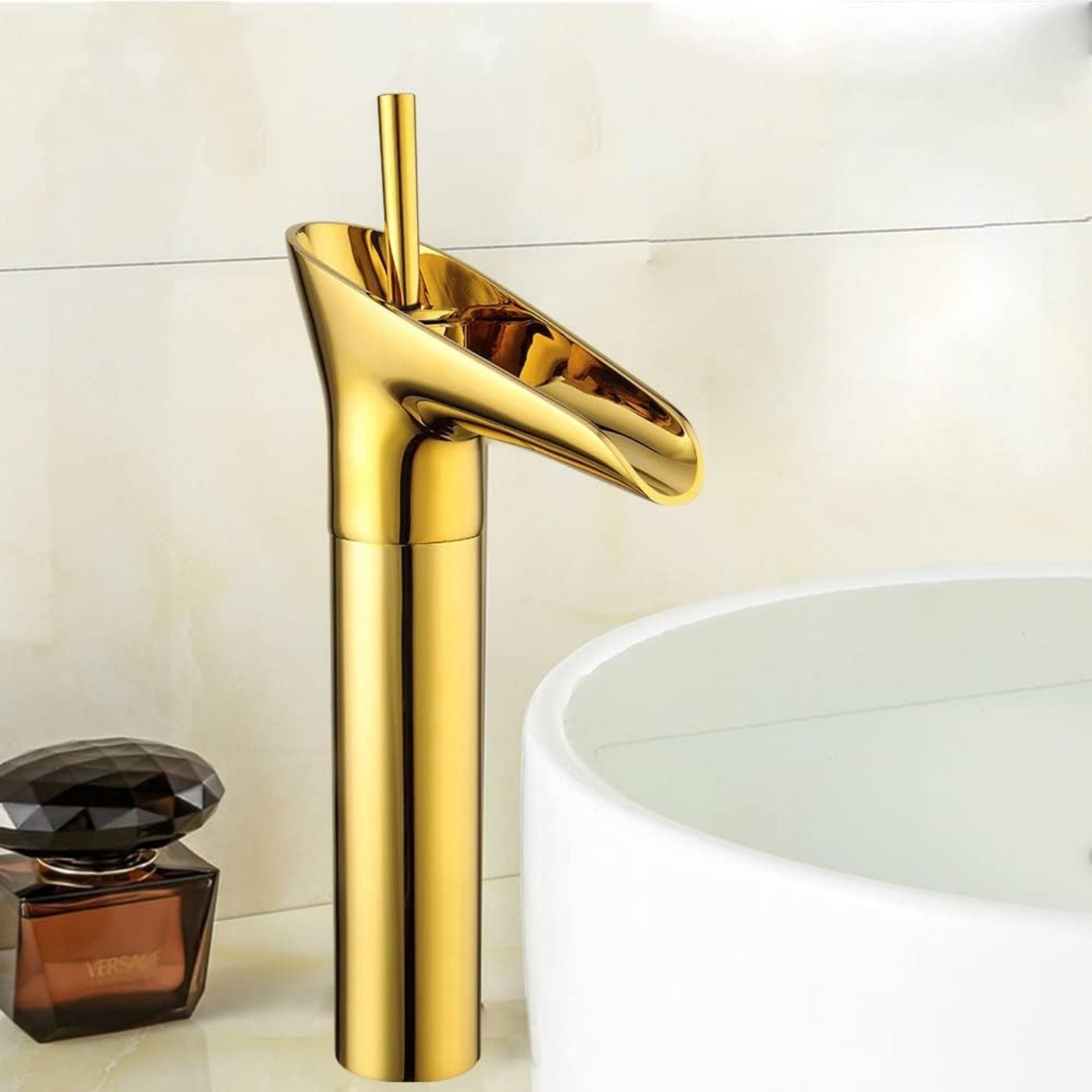Robinet de cuisine cascade en laiton, laiton