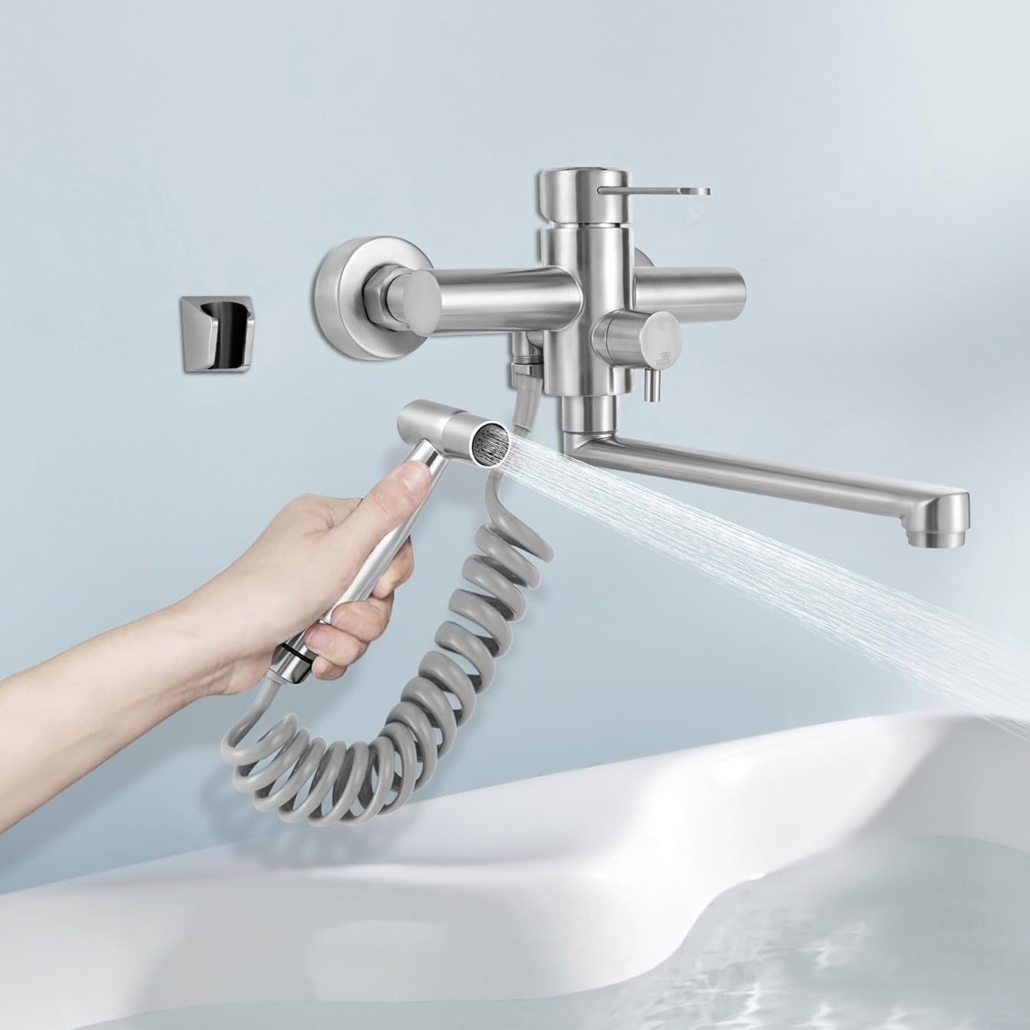 Douchette à douchette en acier inoxydable 304, acier inoxydable 304