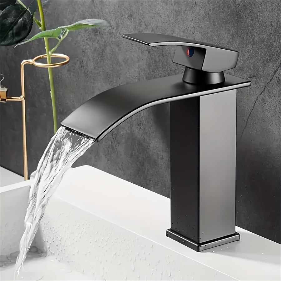 Robinet d'évier cascade en acier inoxydable 304, acier inoxydable 304