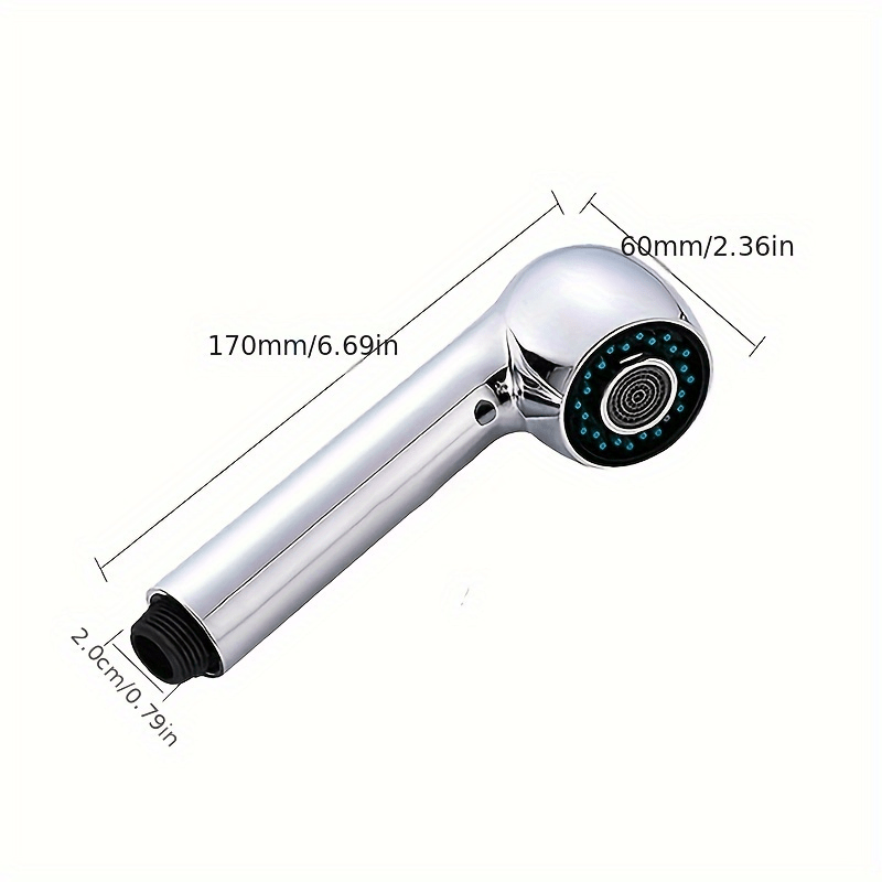 Embout de robinet de cuisine à douchette extractible en ABS, pose monotrou