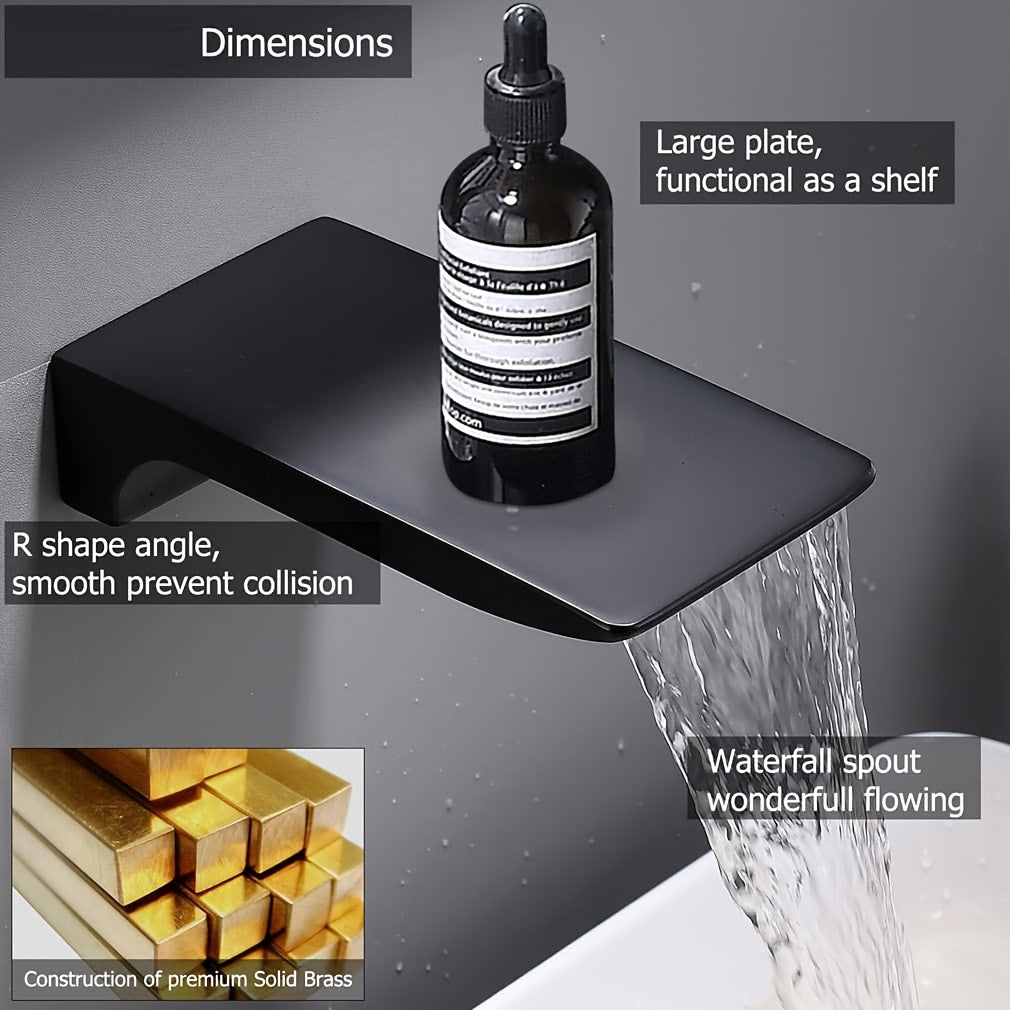 Robinet de lavabo cascade en acier inoxydable 304, acier inoxydable 304