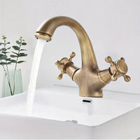 Robinet Retro Lavabo, pose monotrou