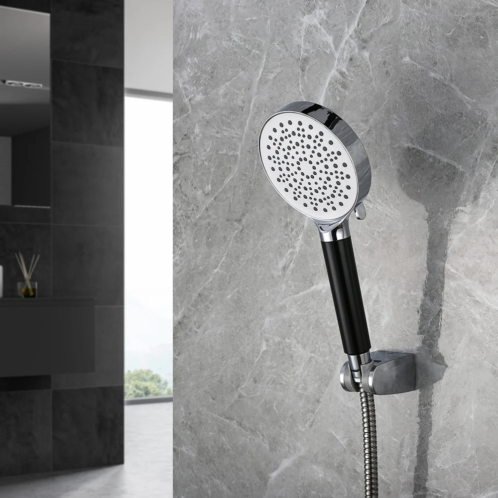 Colonne de douche sans robinet en laiton, chrome