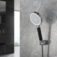 Colonne de douche sans robinet en laiton, chrome