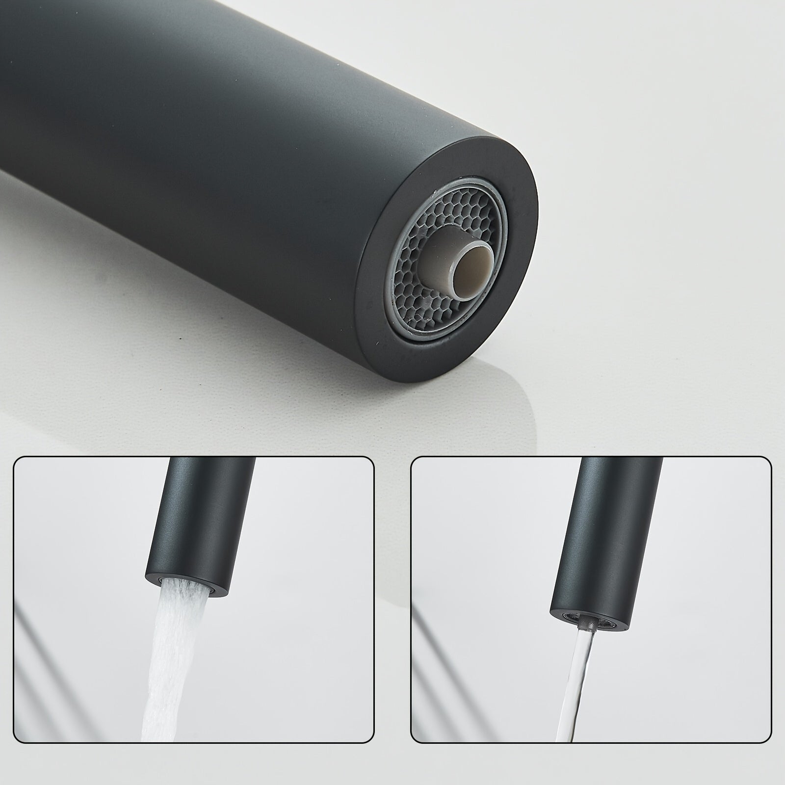 Robinet de cuisine à bec pivotant en acier inoxydable 304, raccord 1/2