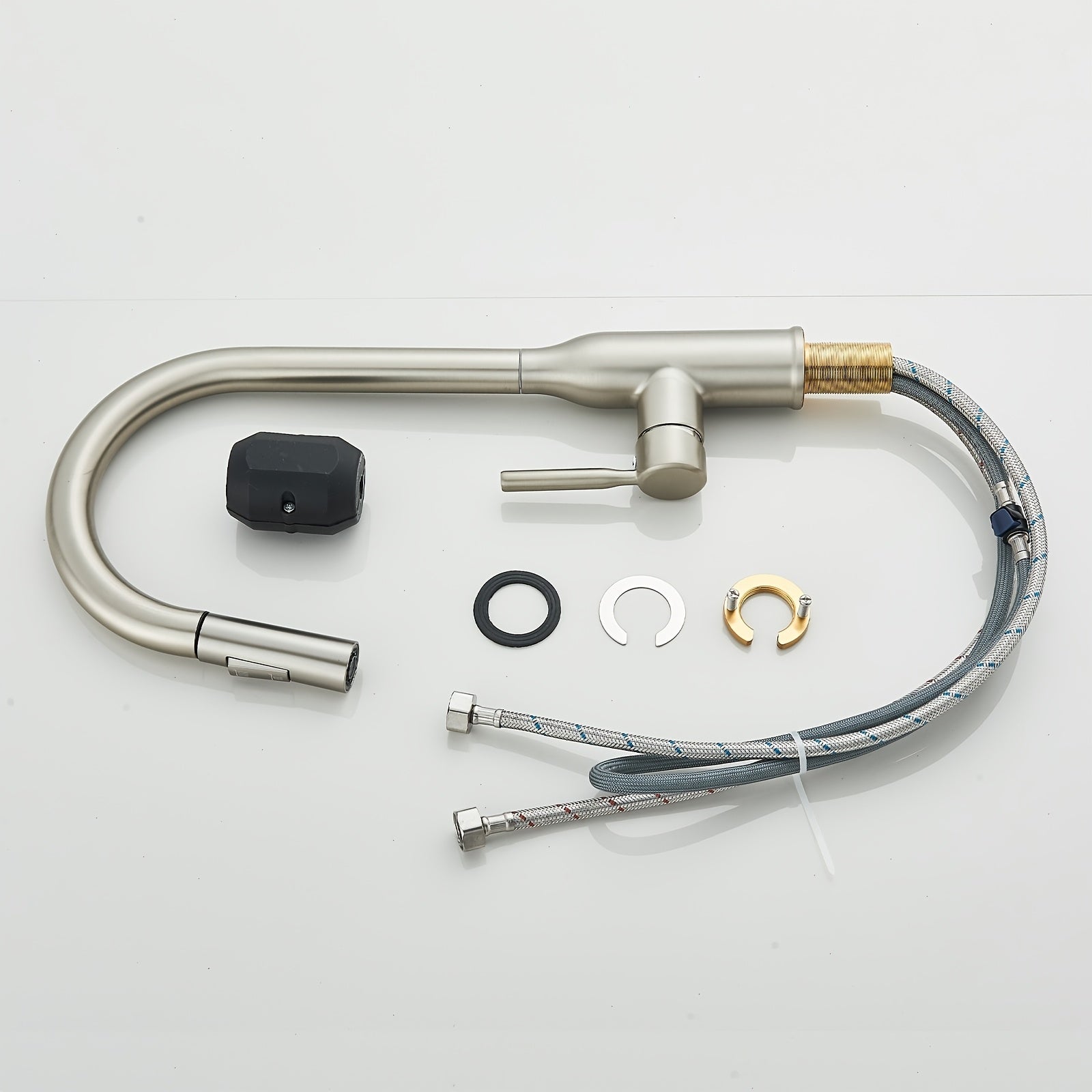 Mitigeur de cuisine en acier inoxydable 304, acier inoxydable 304