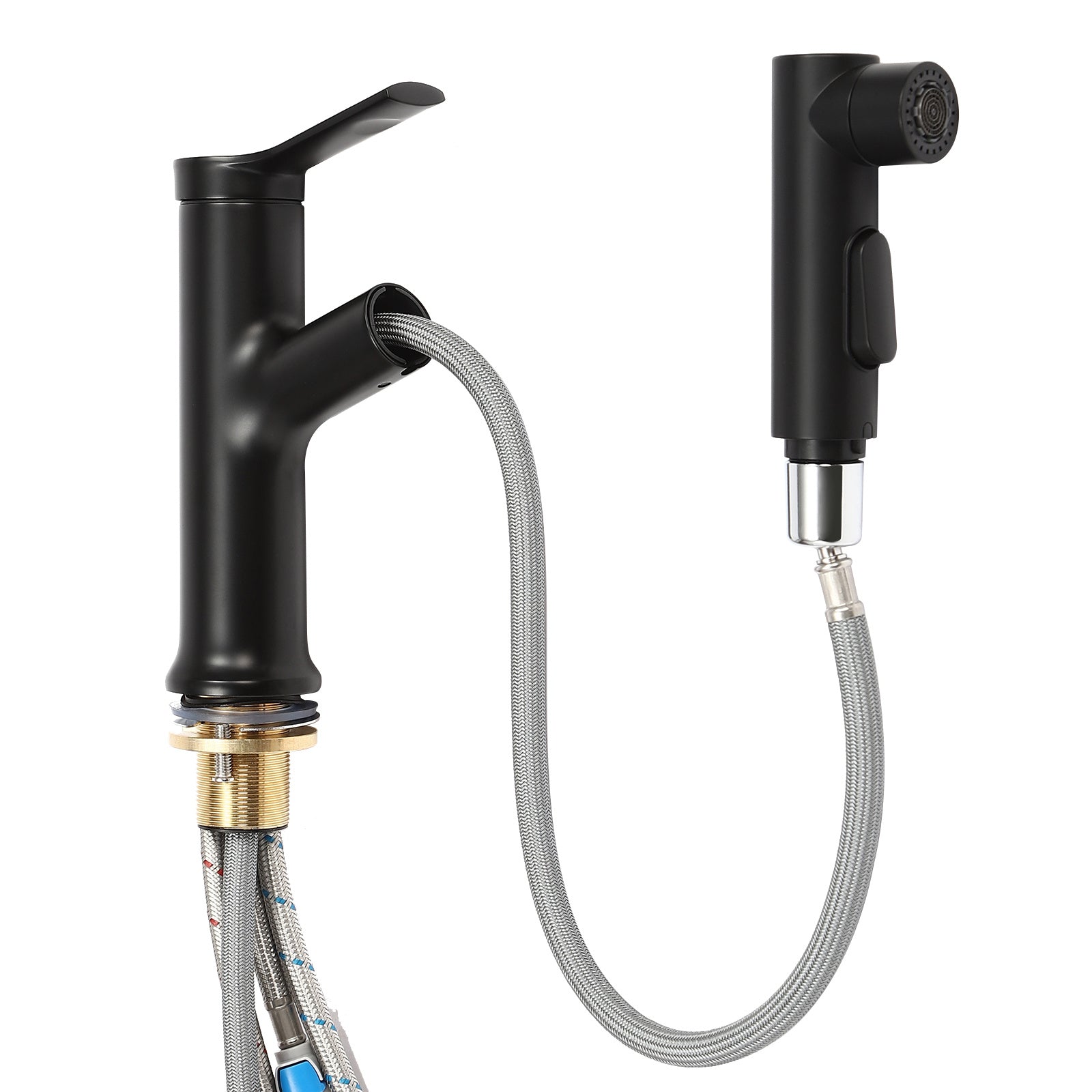 Robinet de cuisine à bec rotatif en acier inoxydable 304, acier inoxydable 304