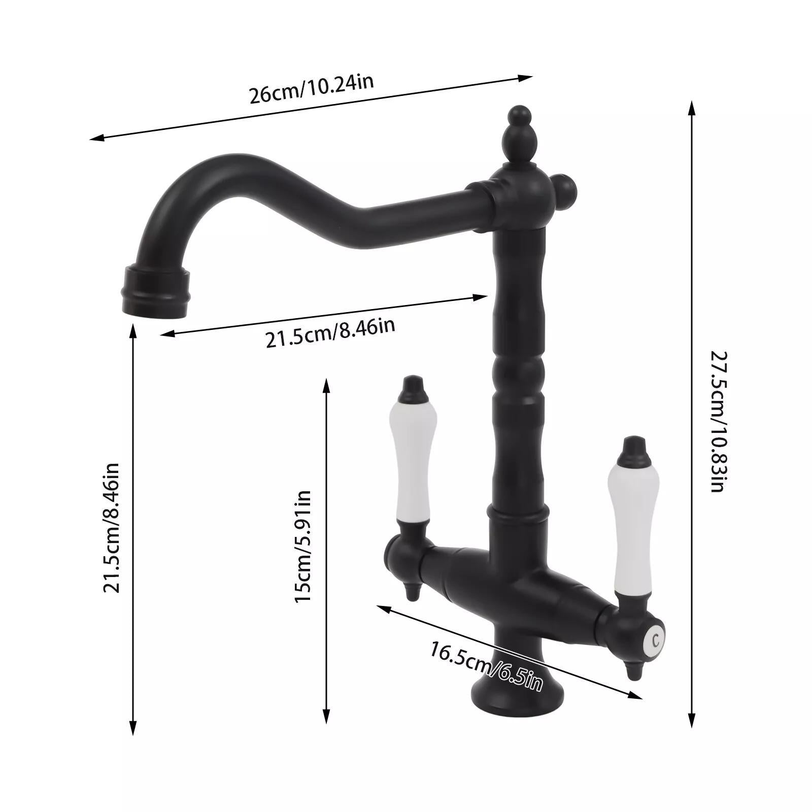 Robinet de cuisine en laiton, laiton