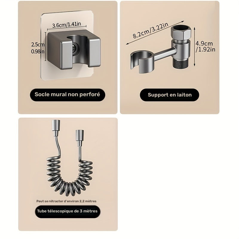 Robinet de salle de bain en acier inoxydable 304, acier inoxydable 304