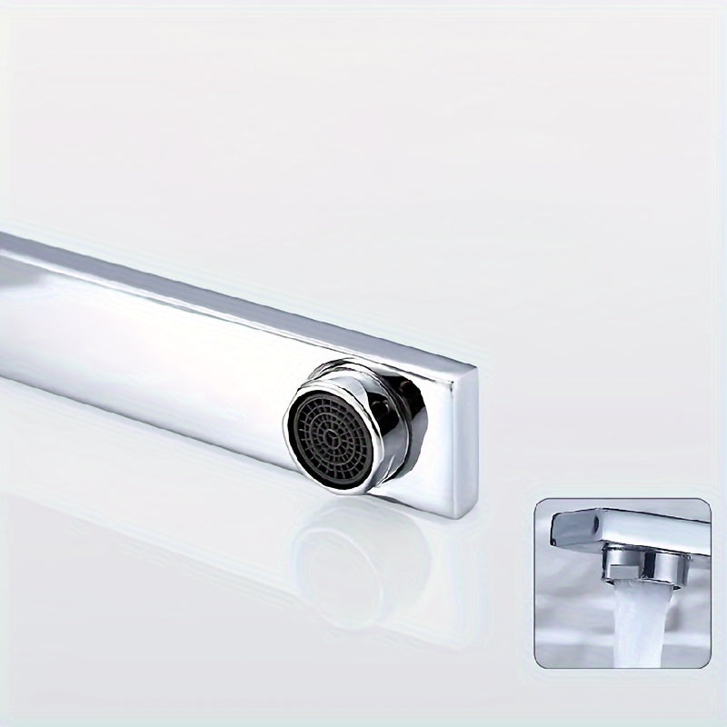 Robinet de cuisine à bec rotatif en acier inoxydable 304, acier inoxydable 304