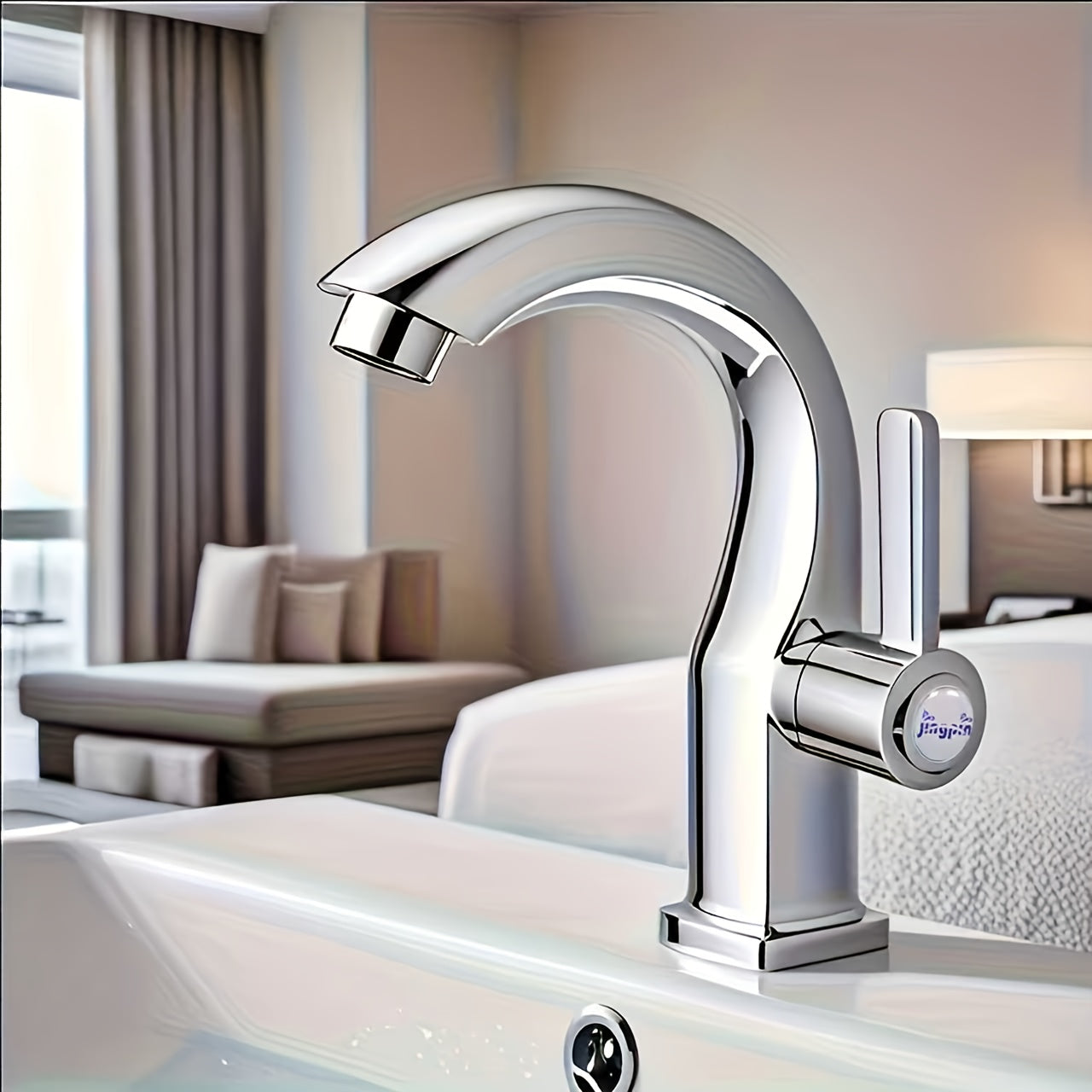 Robinet de lavabo en alliage de zinc, alliage de zinc