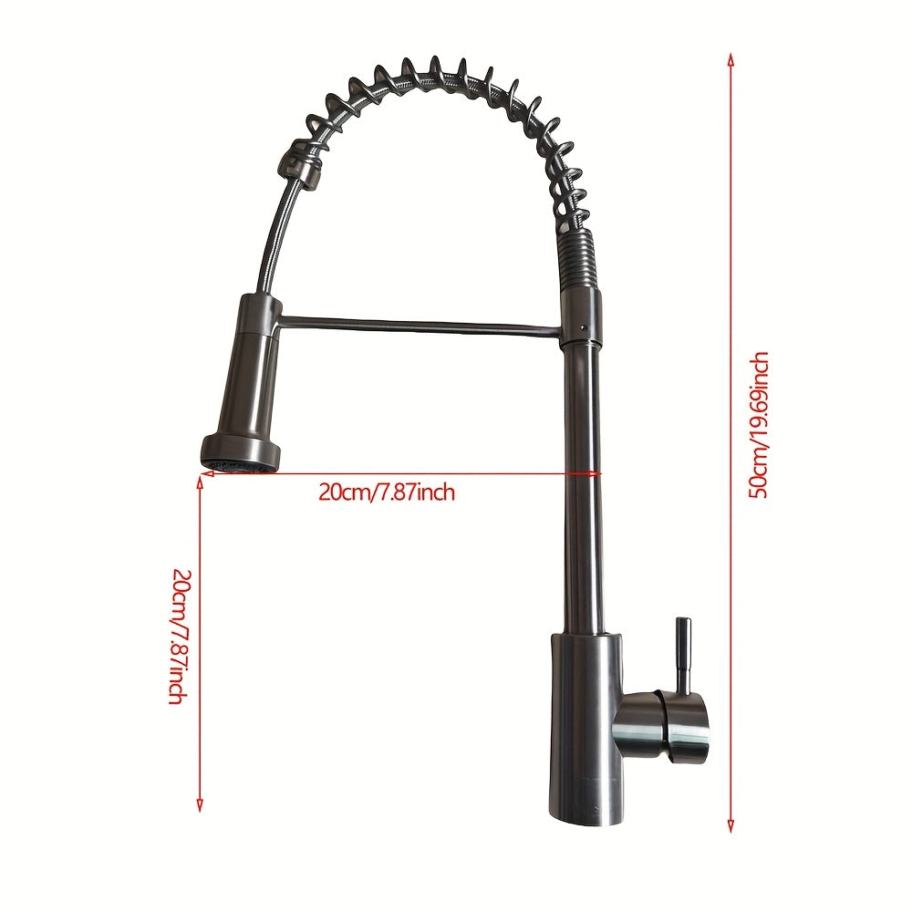 Robinet de cuisine en acier inoxydable, acier inoxydable