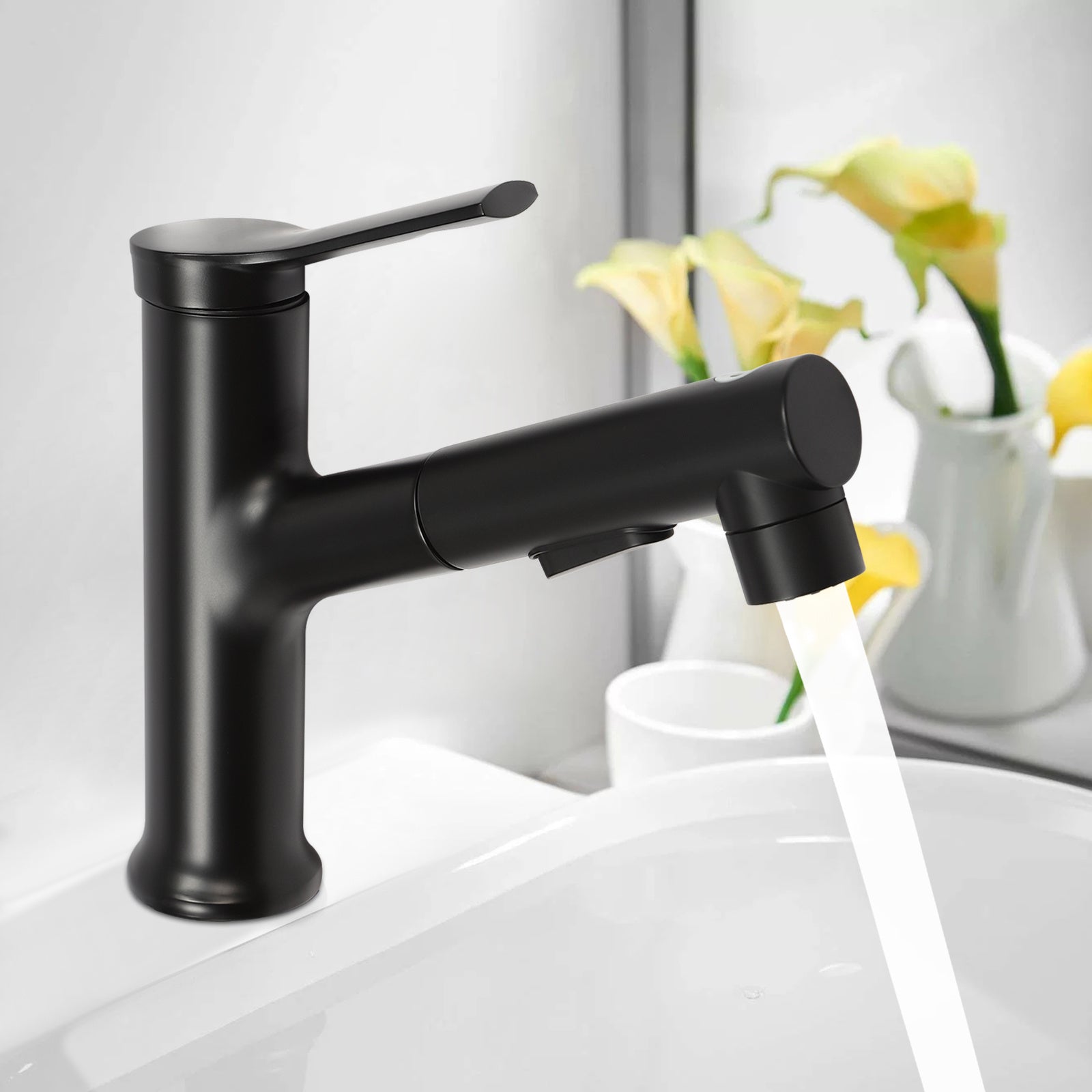 Robinet de salle de bain en cuivre, cuivre