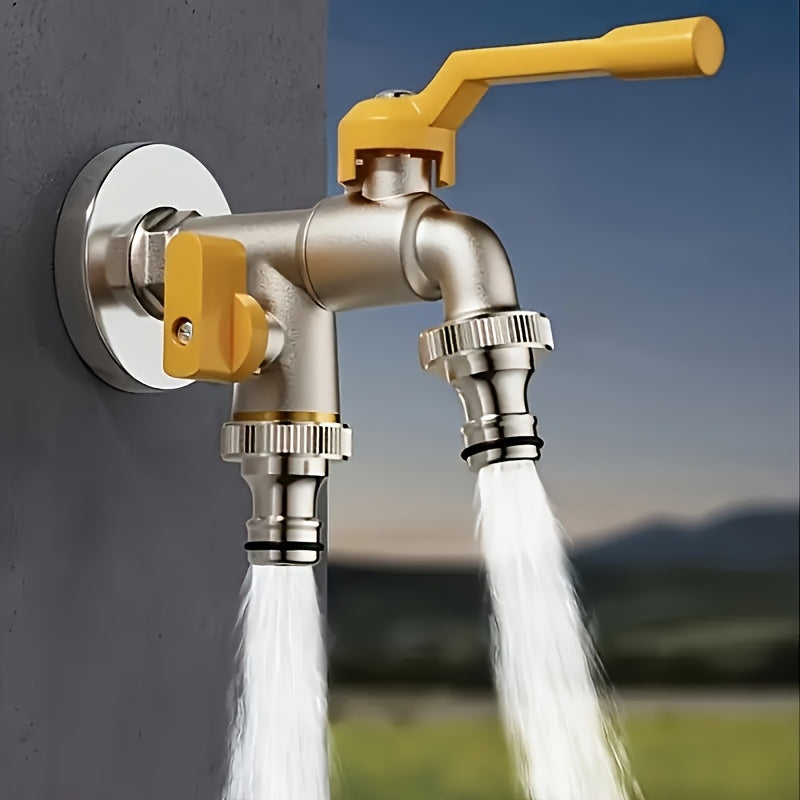 Robinet de jardin en acier inoxydable, acier inoxydable