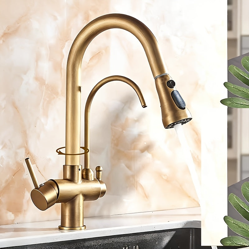 Tête de Pulvérisation (Robinet Purificateur d'Eau Trois-en-Un en Cuivre)