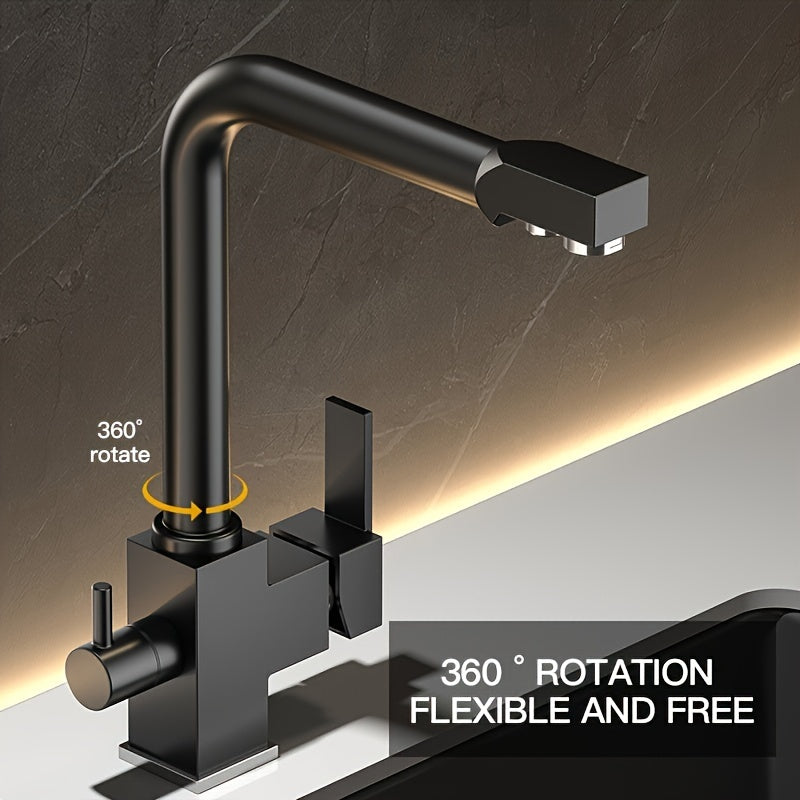 Robinet de cuisine en acier inoxydable 304, raccord 1/2