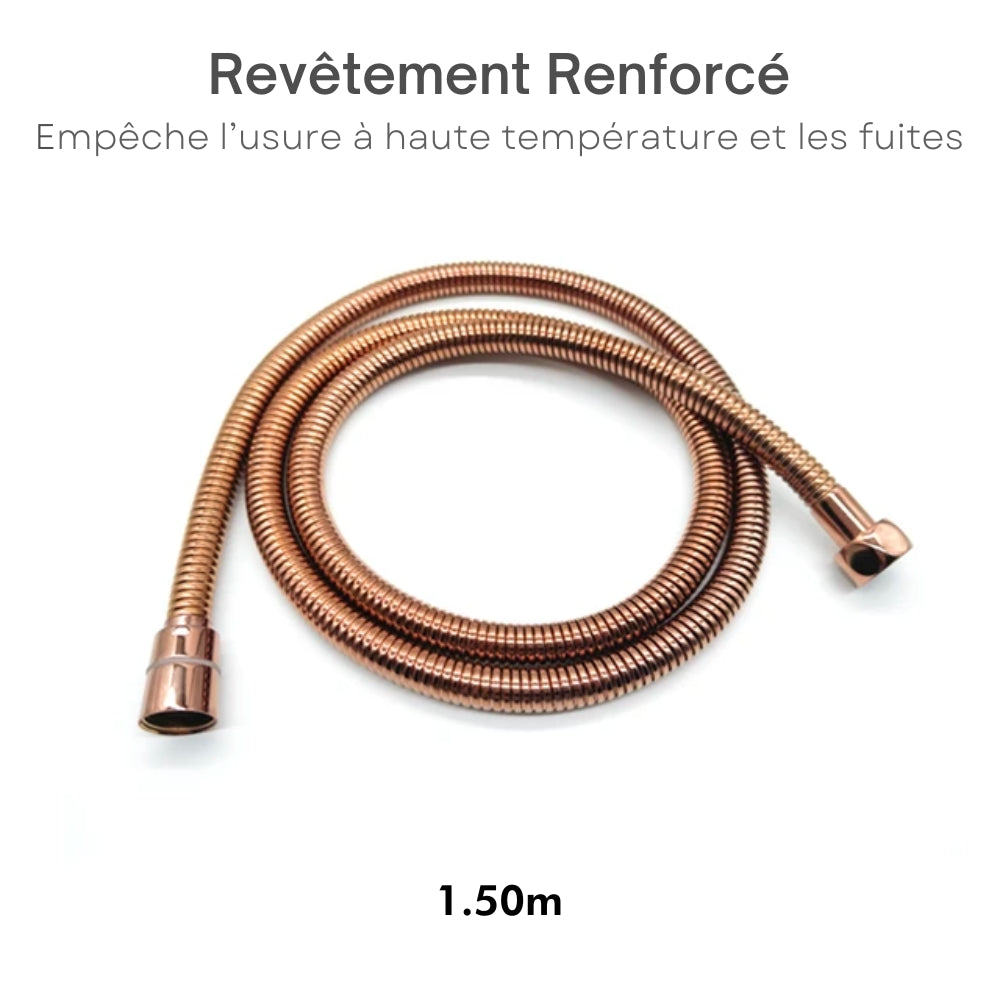 Flexible de Douche Renforcé - Or Rose