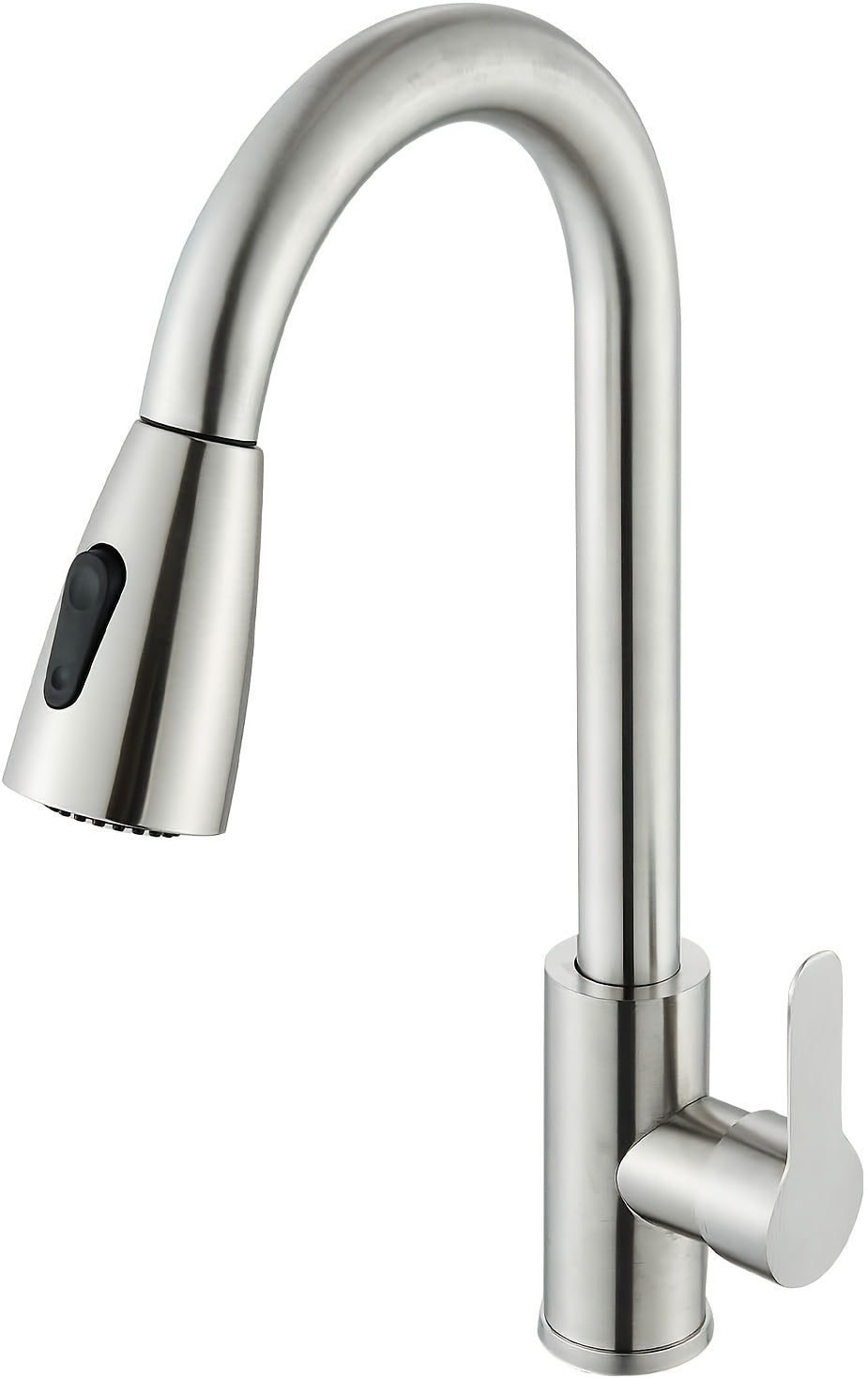 Robinet de cuisine à bec rotatif en acier inoxydable 304, acier inoxydable 304