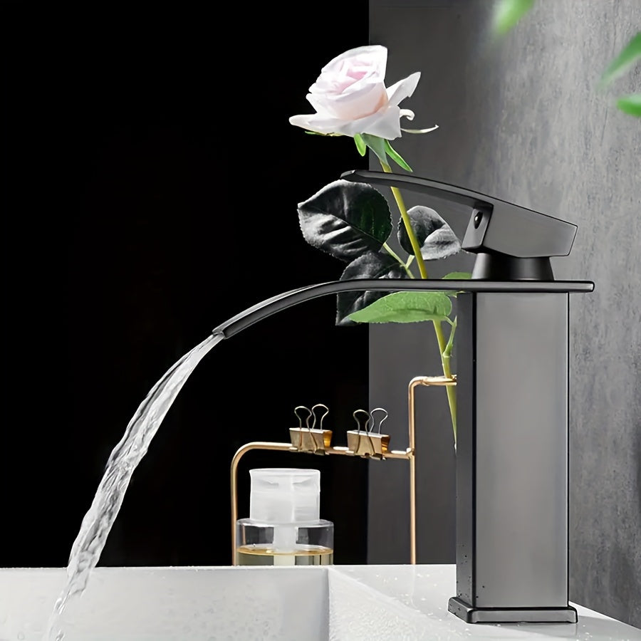 Robinet d'évier cascade en acier inoxydable 304, acier inoxydable 304
