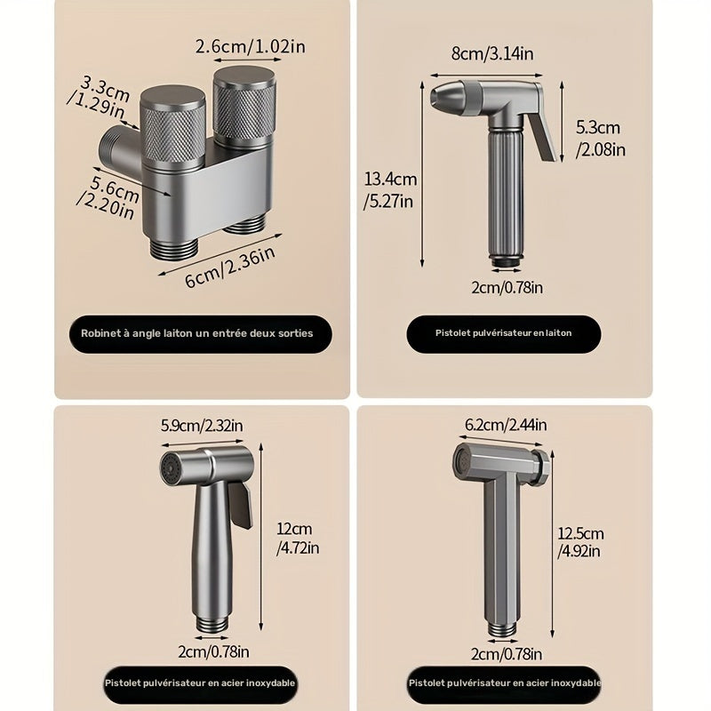 Robinet de salle de bain en acier inoxydable 304, acier inoxydable 304