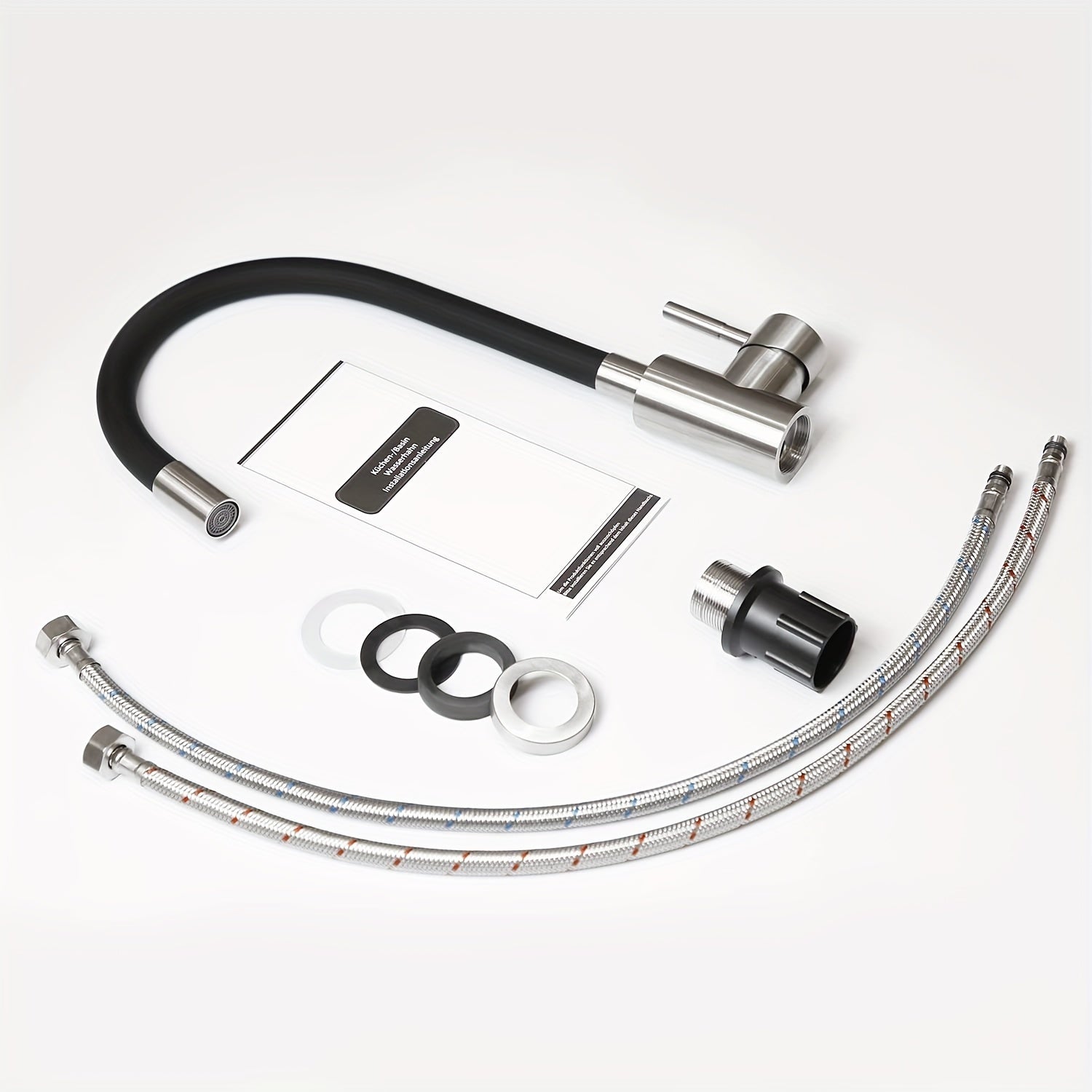 Robinet de cuisine haute pression en acier inoxydable 304, acier inoxydable 304