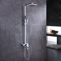 Colonne de douche pas cher, chrome
