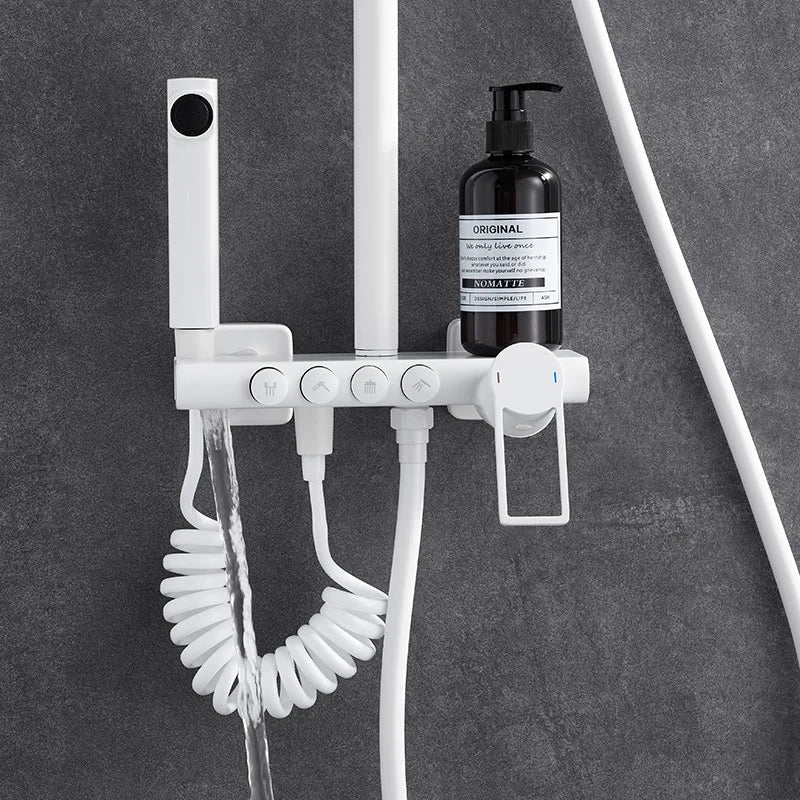Colonne de douche pour baignoire design, pose mural
