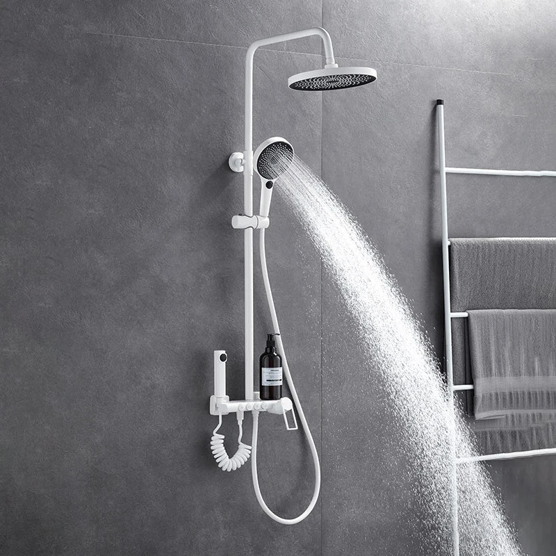 Colonne de douche pour baignoire design, pose mural
