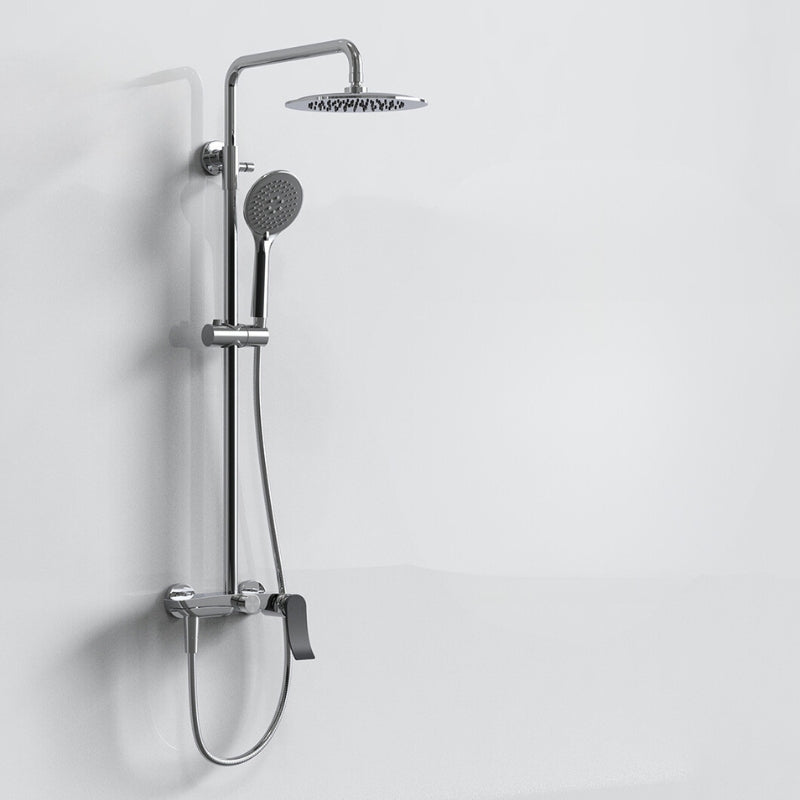 Colonne de douche design pour baignoire, chrome