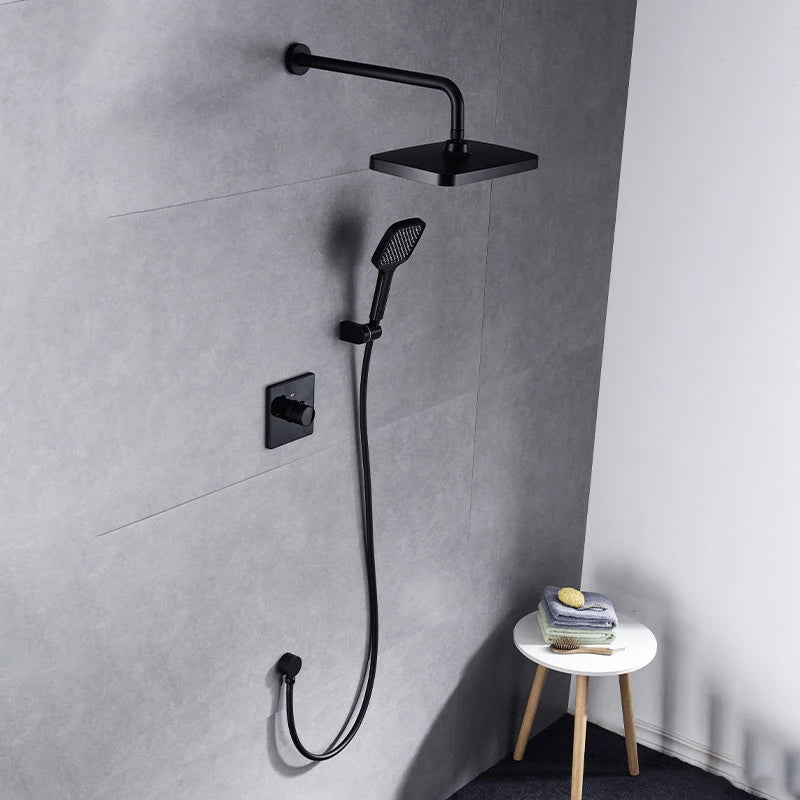 Colonne de douche avec mitigeur, noir