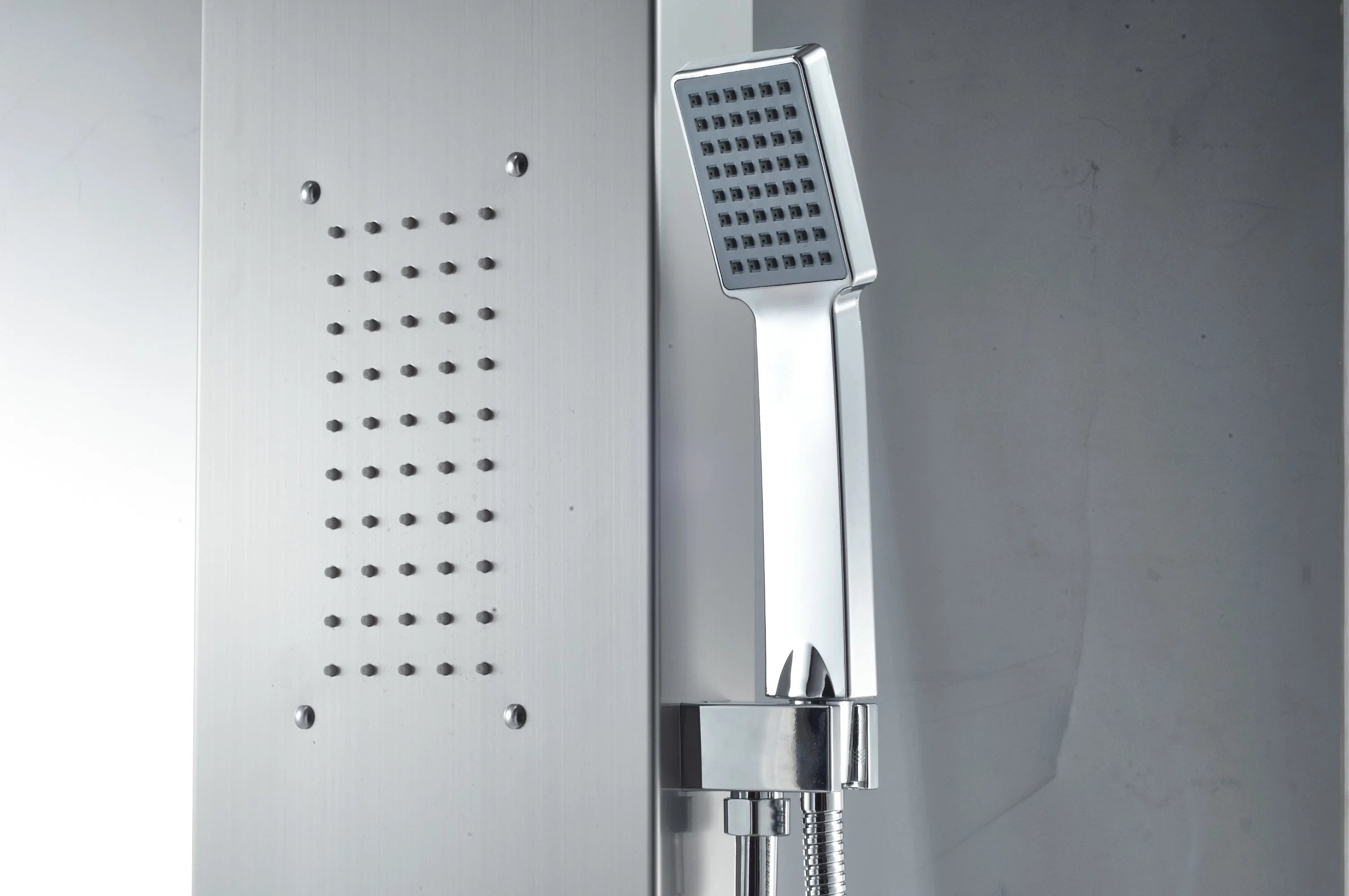 Colonne de douche metal, acier inoxydable