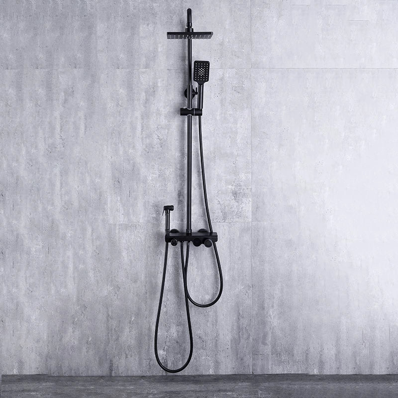 Colonne de douche avec pommeau, pose mural