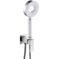 Pommeau de Douche Anti-Calcaire Blanc, blanc