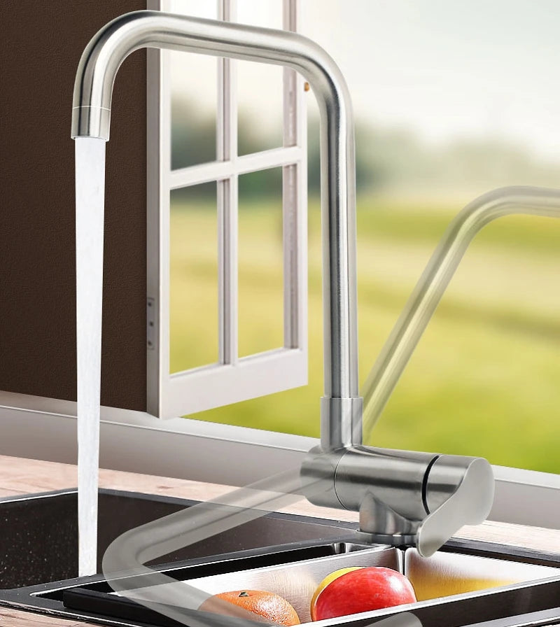 Bien choisir : Robinet cuisine rabattable