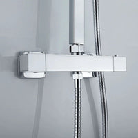 Mitigeur de douche thermostatique, chrome