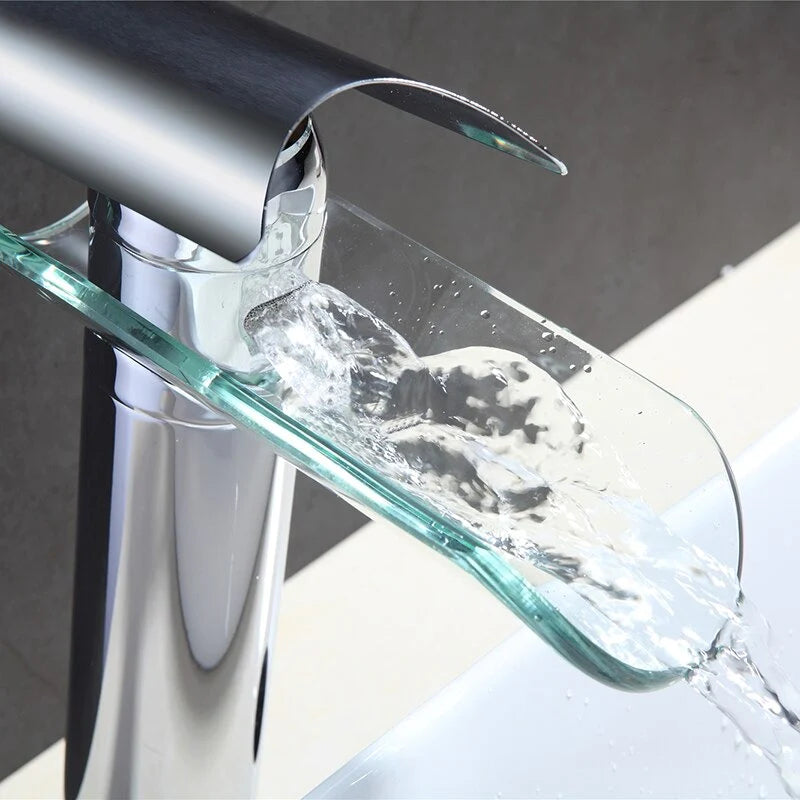 Robinet Mitigeur Lavabo Cascade - Peach