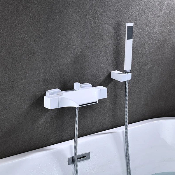 Colonne de Douche pour Baignoire avec mitigeur, blanc