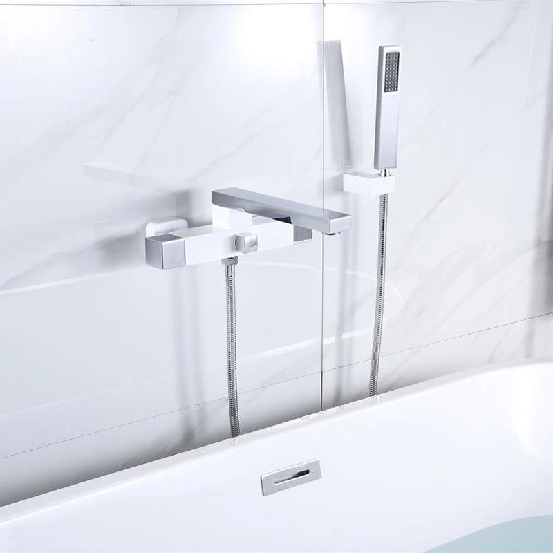 Colonne de douche pour baignoire en laiton, chrome