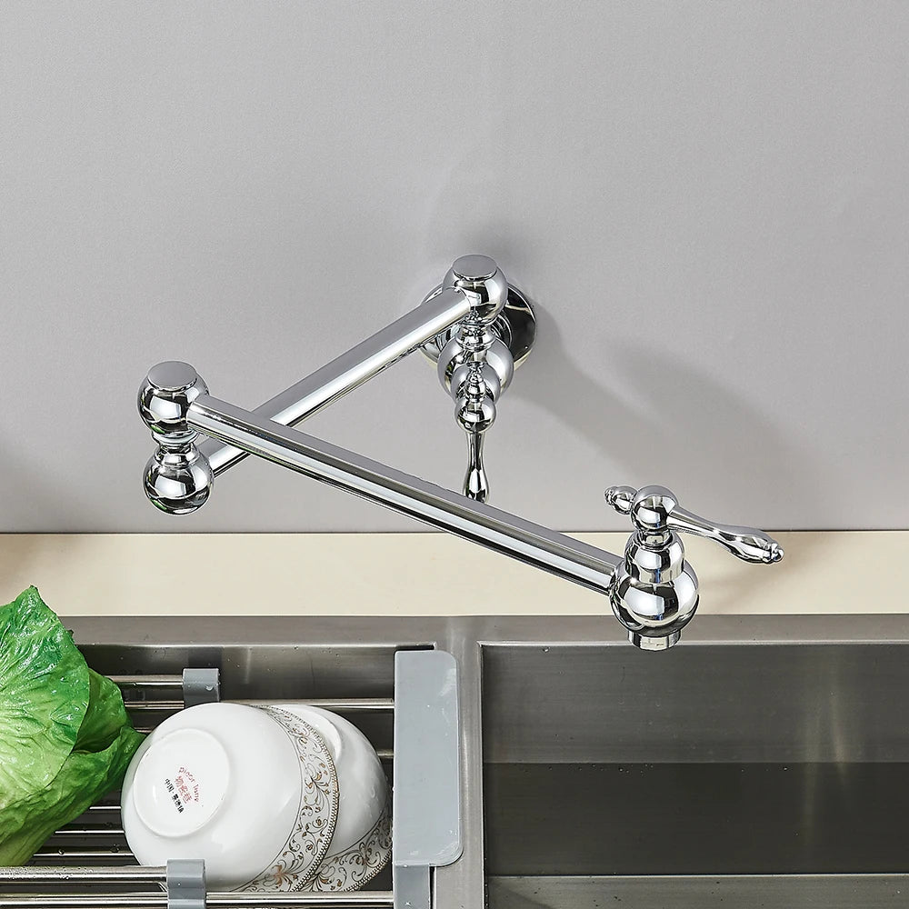 Robinet de cuisine à bec rotatif en acier inoxydable 304, acier inoxydable 304