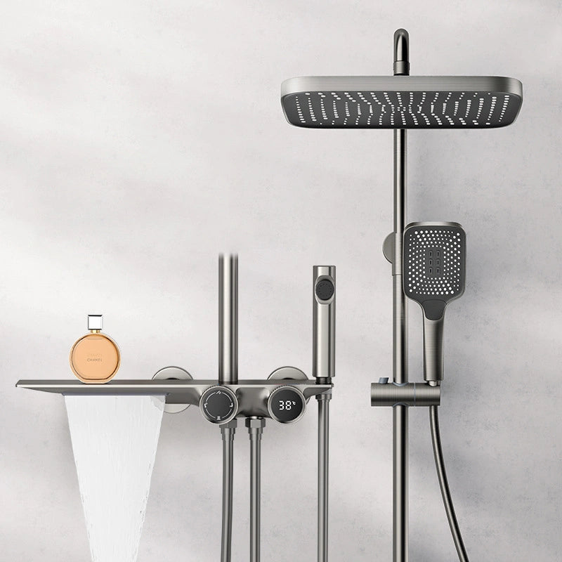 Colonne douche salle de bain, noir