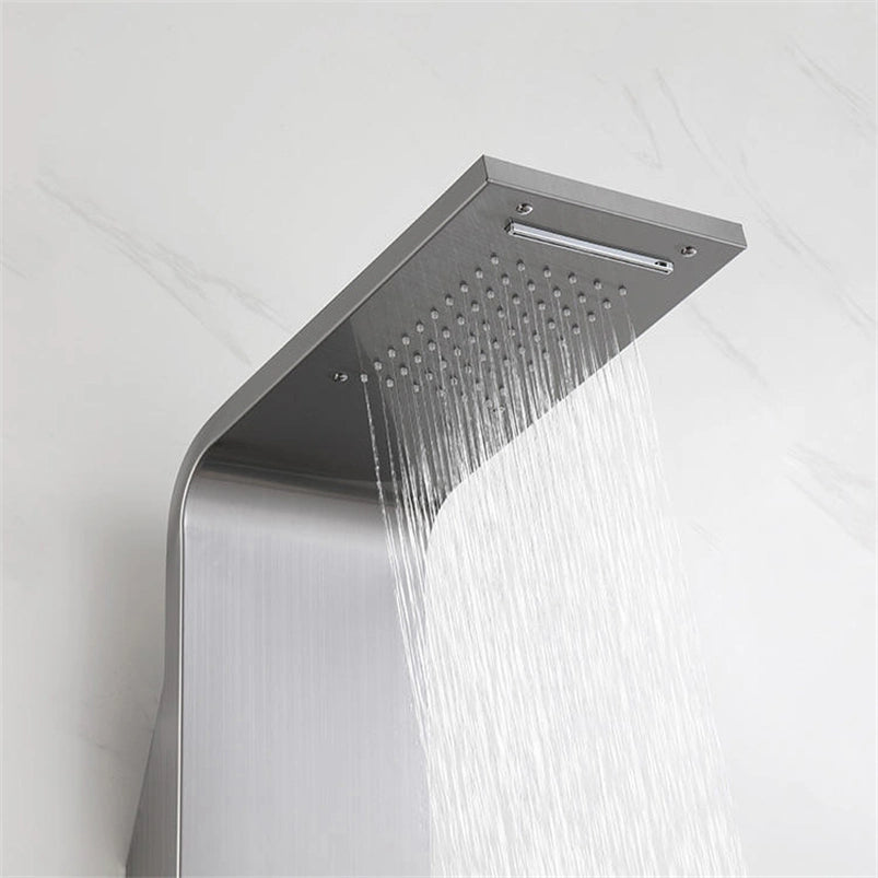 Colonne de douche en laiton, pose mural