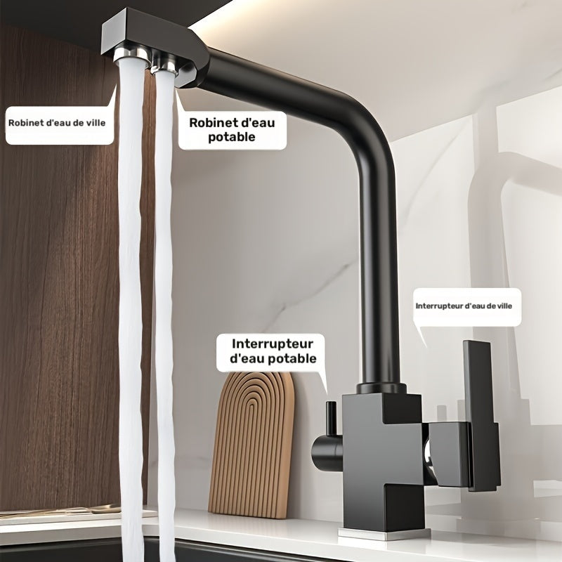 Robinet de cuisine en acier inoxydable 304, acier inoxydable 304