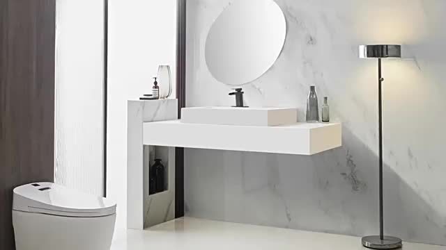Mélangeur d'évier cascade en acier inoxydable 304, acier inoxydable 304