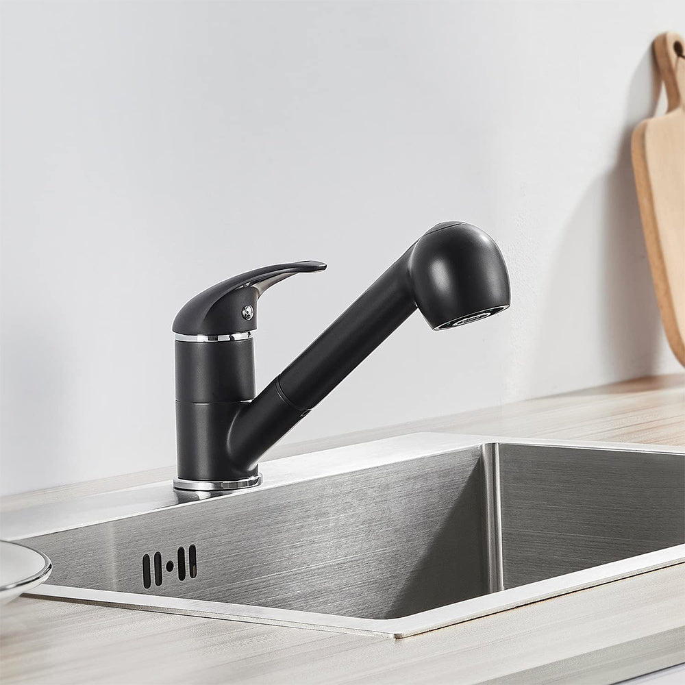 Robinet de cuisine à bec rotatif en laiton, laiton