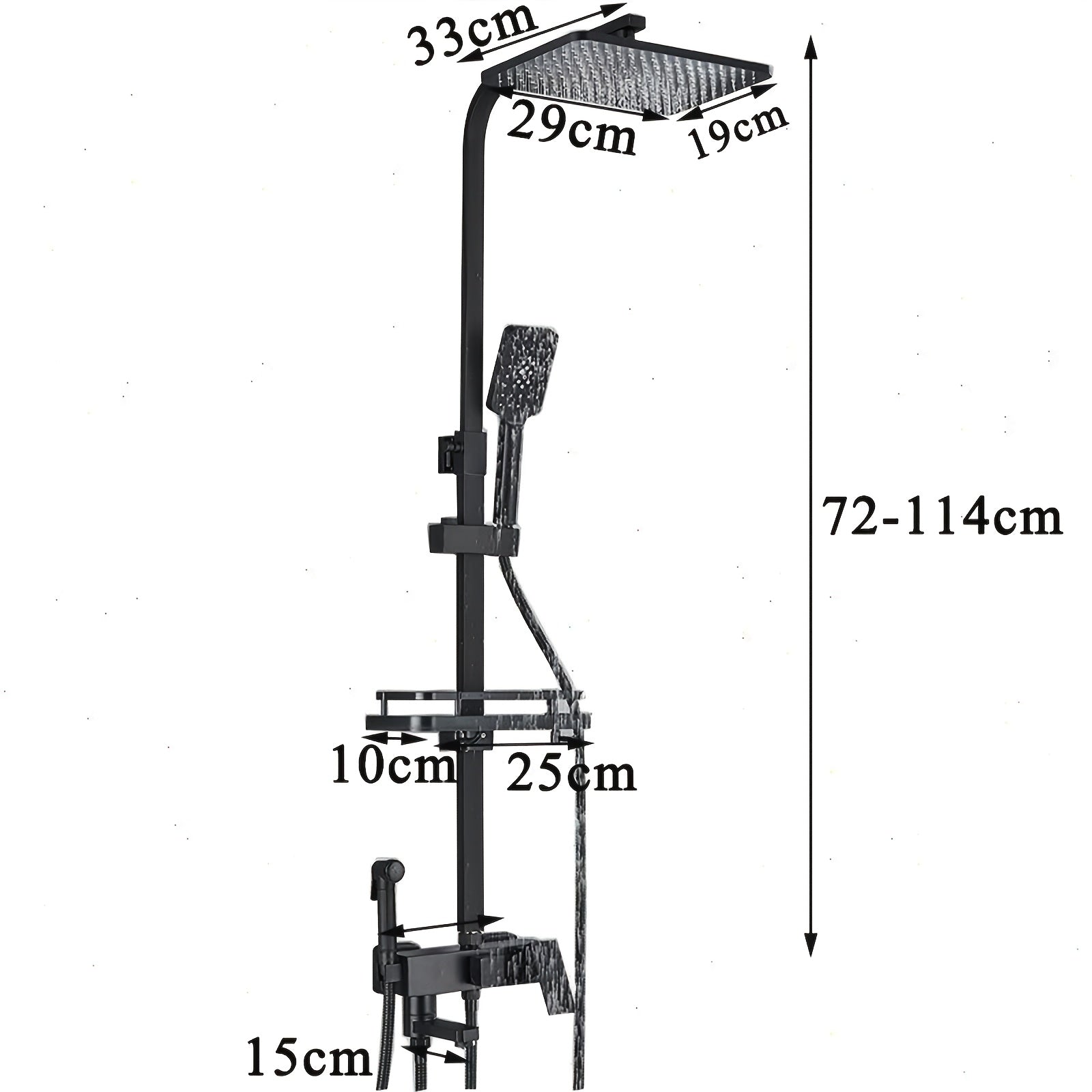 Colonne de douche à douchette