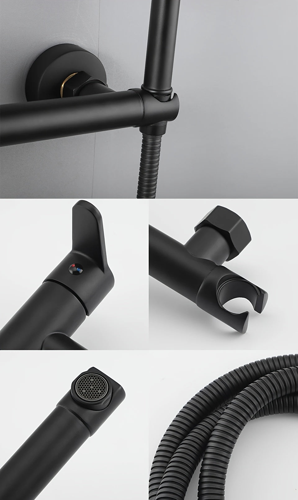 Robinet de salle de bain à bec rotatif en laiton, raccord 1/2