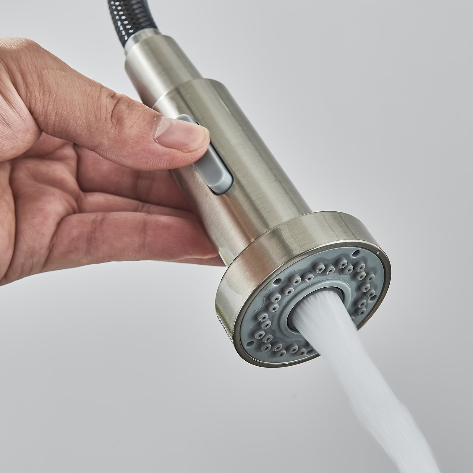 Robinet de cuisine encastrable en acier inoxydable, raccord 3/8
