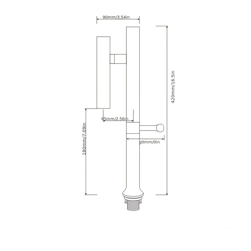 Robinet de cuisine à bec rotatif en acier inoxydable 304, acier inoxydable 304